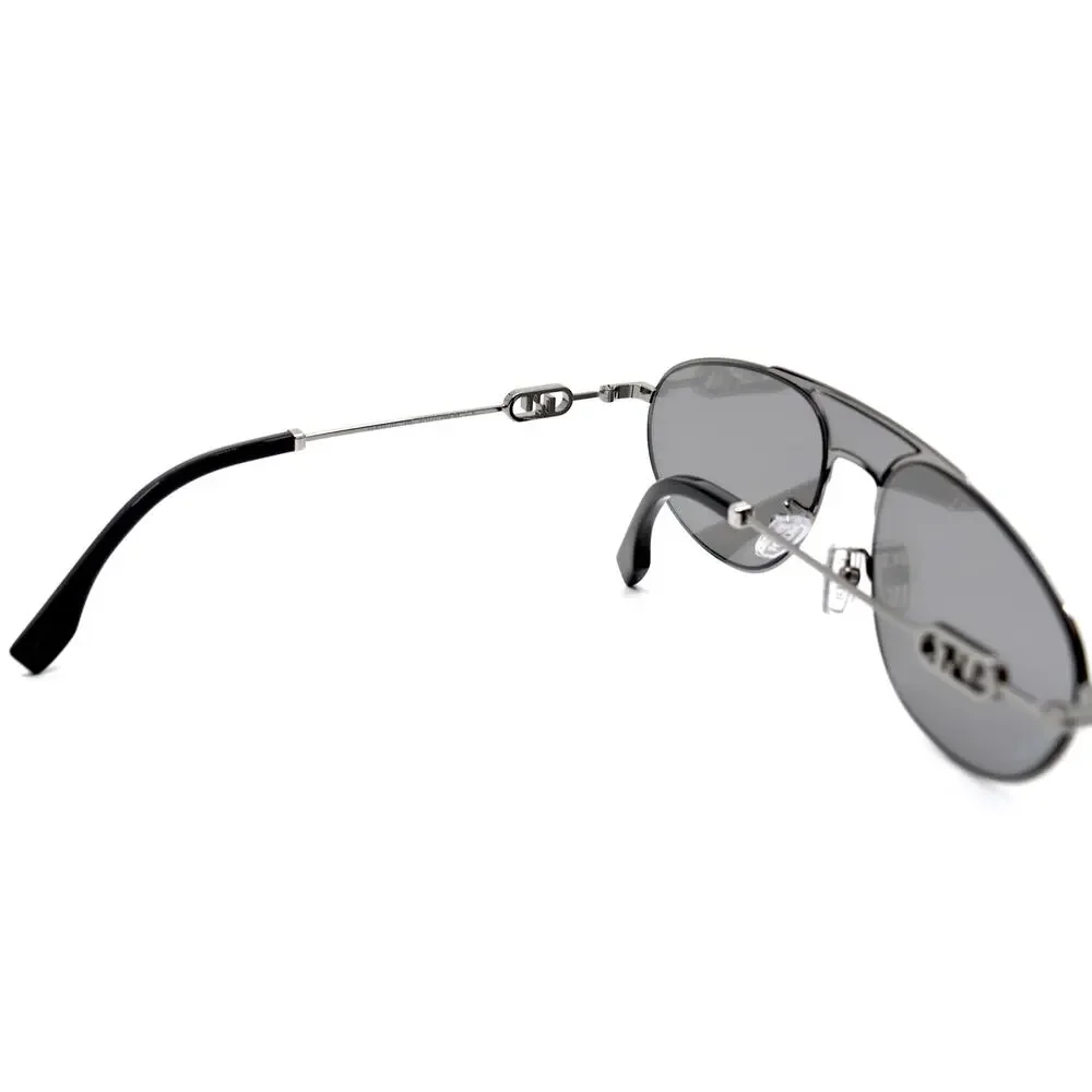FENDI FE40072U 14C GREY SILVER MIRROR AUTHENTIC SUNGLASSES
